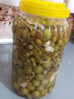 عکسی از دستور ترشی گرجه سبز