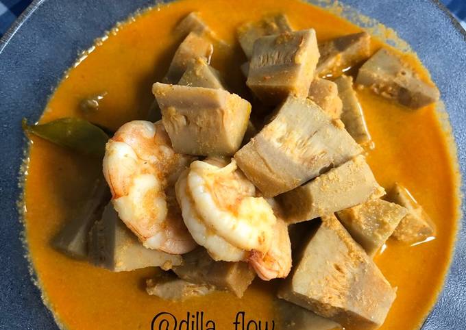 Anti Ribet, Bikin Gulai Nangka Campur Udang Yang Sederhana