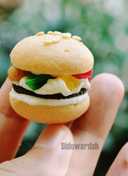Kukis Eggdrop Bentuk Burger Anti Ribet Anti Gagal | No Mixer, No Oven