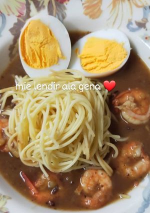 Foto resep Mie lendir khas kepulauan riau