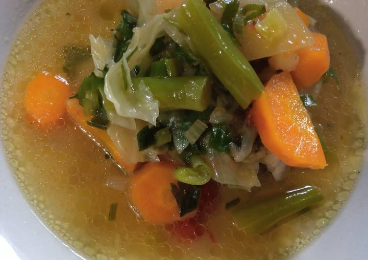 Langkah Mudah untuk Menyiapkan Sayur Sup Vegetarian yang Lezat Sekali