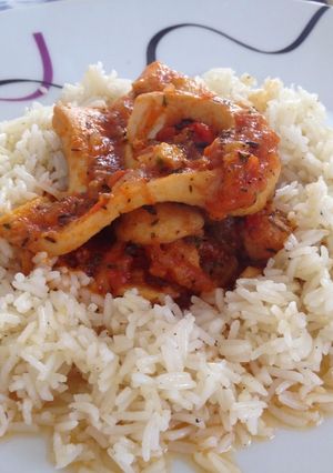 Une photo de Calamars à la Provençale (cuisson cocotte minute)