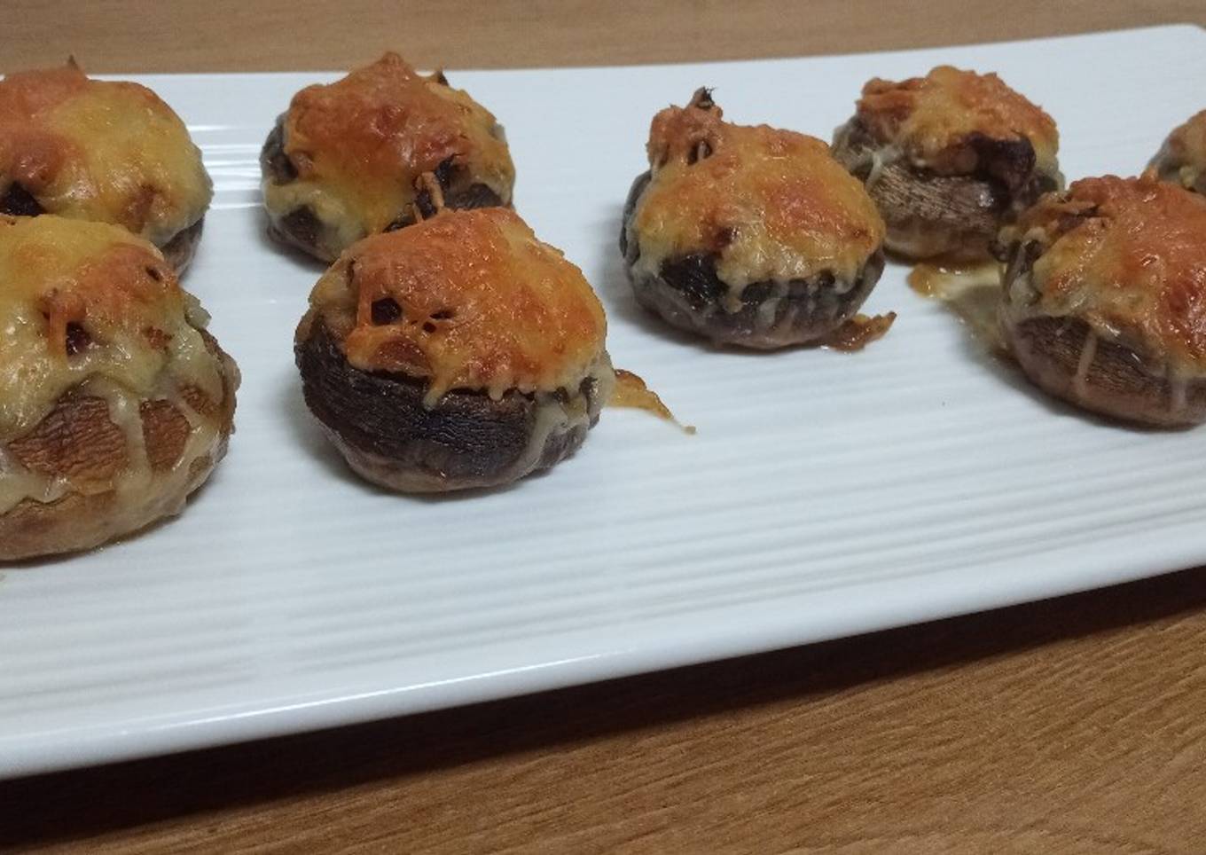 ✅🗣📢 Champiñones rellenos de atún y queso fresco🍄