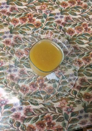 A picture of Tangy raw mango Aam panna.