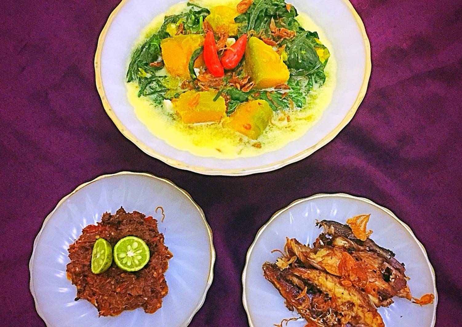 Resep Sayur Sambiki Gedi Santang Aka Sayur Labu Kuning Dengan Daun Gedi