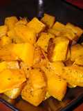 Cubos de zapallo saladitos