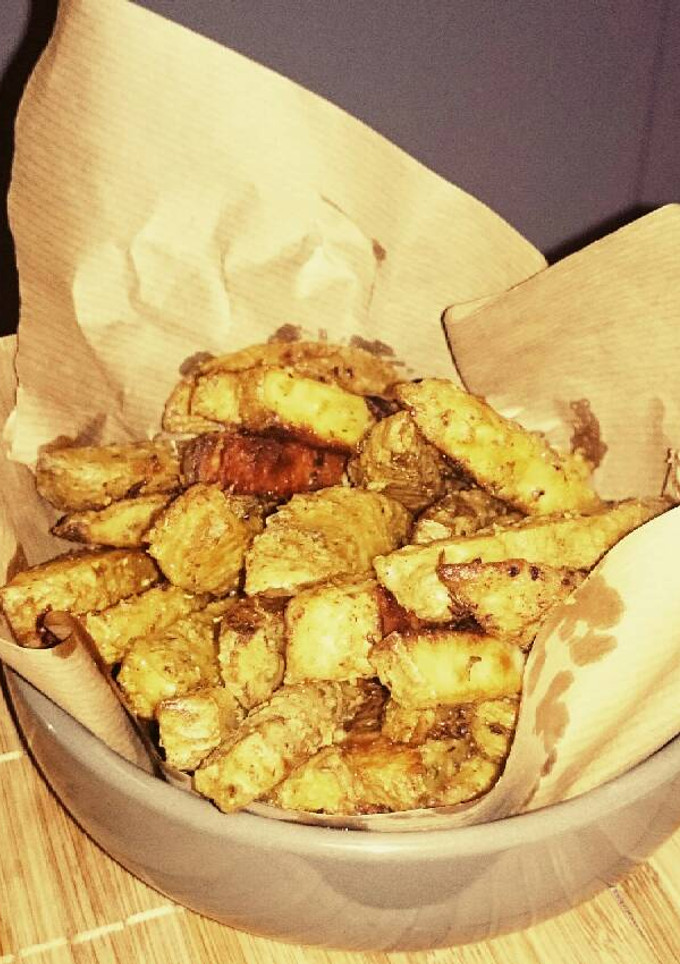 Una foto de Patatas especiadas al horno para dipear