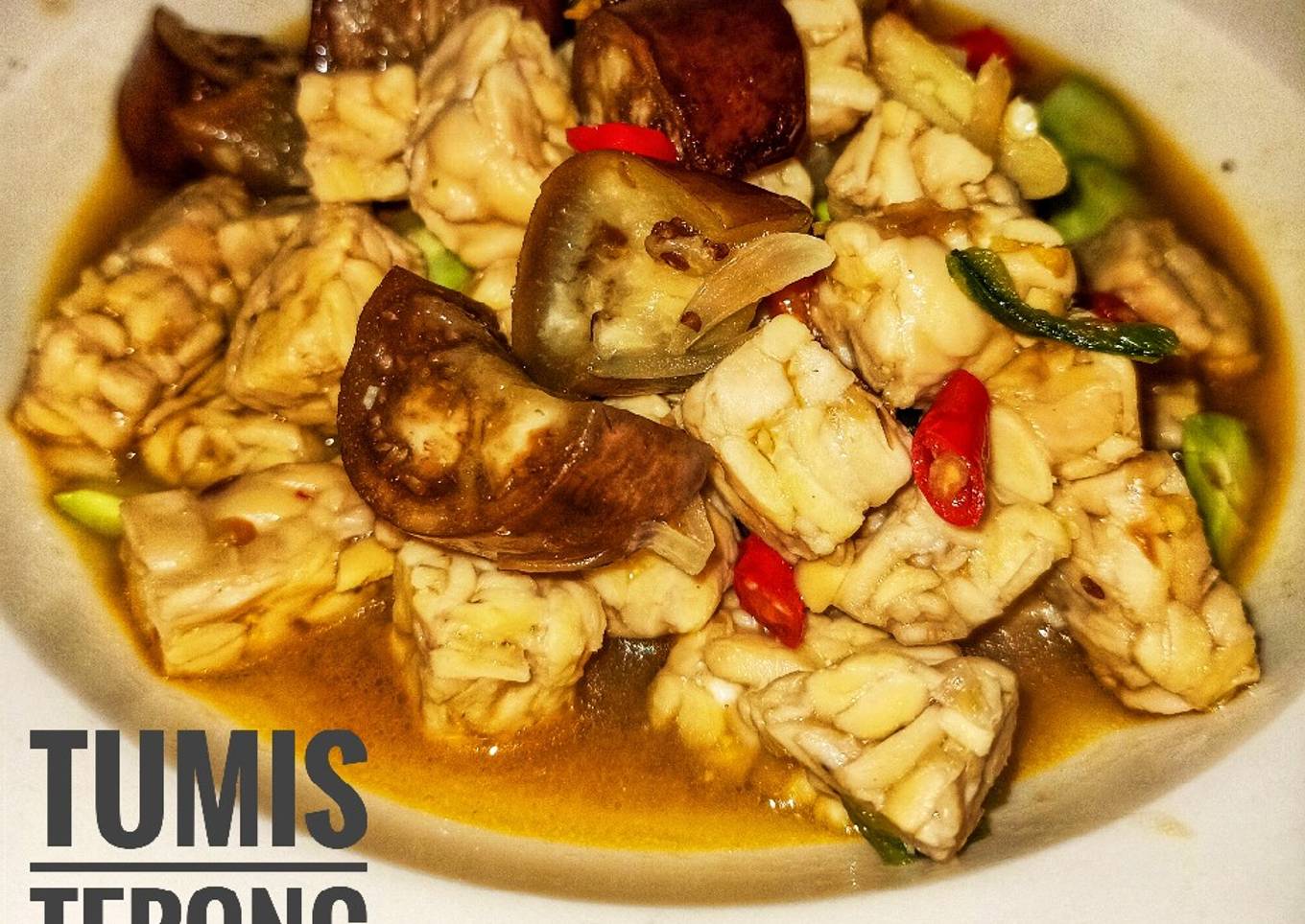 Tumis Terong Tempe