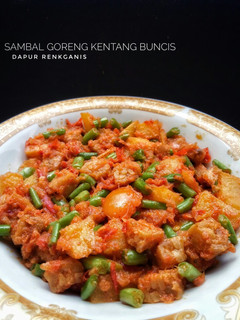 Foto resep Sambal goreng kentang buncis