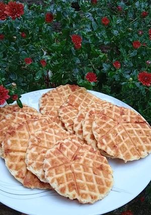 O poză a rețetei Sărățele în forma de vafle.