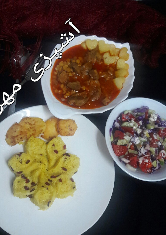 عکسی از دستور خورش قیمه بوقلمون