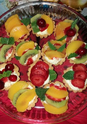 O poză a rețetei Mini tarte cu fructe.