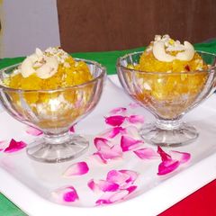 A picture of Moong dal Halwa.