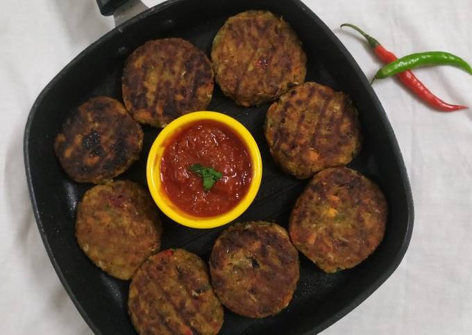 Soyabean Tikkis Recipe