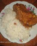 Pollo asado al maní