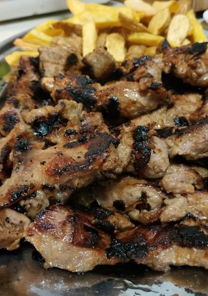 Una foto de Pinchos de cordero