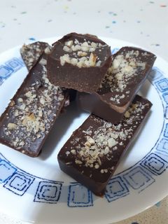 Una foto de Brownie Fit sin horno
