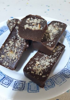 Una foto de Brownie Fit sin horno