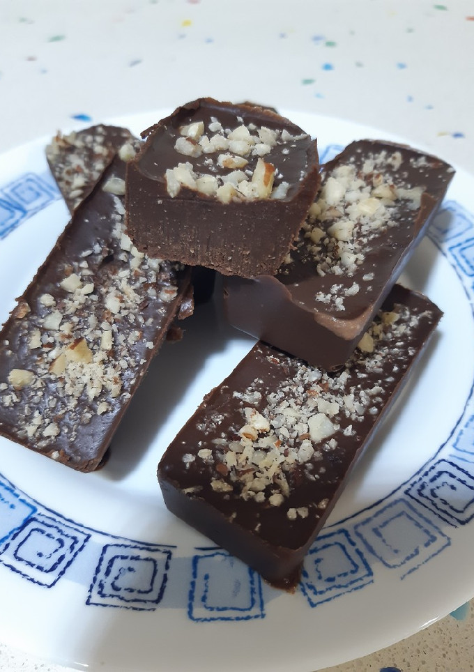 Una foto de Brownie Fit sin horno