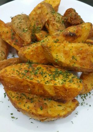 Foto resep Homemade Potato Wedges