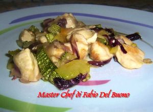 Foto di Bocconcini Fesa di Tacchino con Zucchine e Cipolla di Tropea