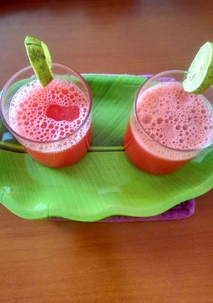 A picture of Watermelon juice.