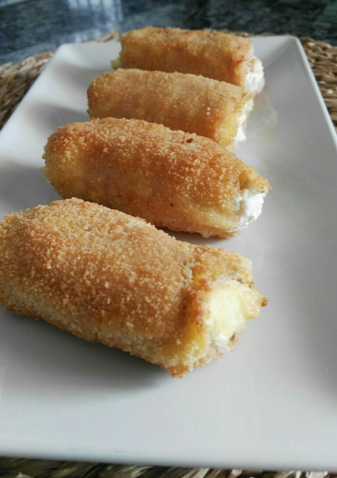 Una foto de Rollitos de lomo al ajillo con queso