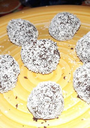 Una foto de Cake pops (bolitas de chocolate)