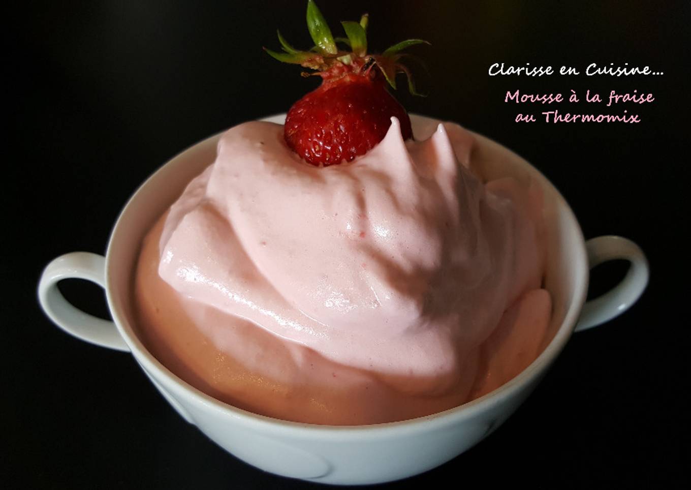 Mousse à la fraise au Thermomix