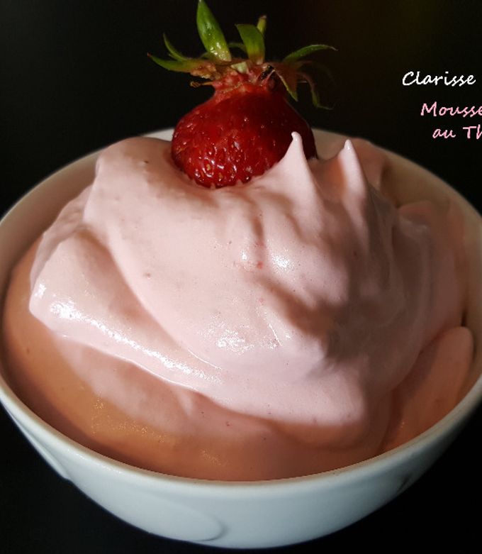 Une photo de Mousse à la fraise au Thermomix®