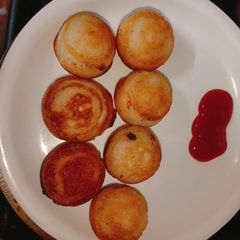 A picture of Paddu (with Leftover Dosa Batter).
