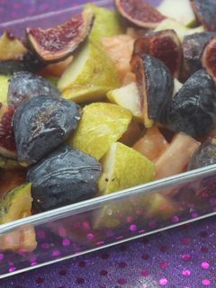 Una foto de Ensalada de higos y peras