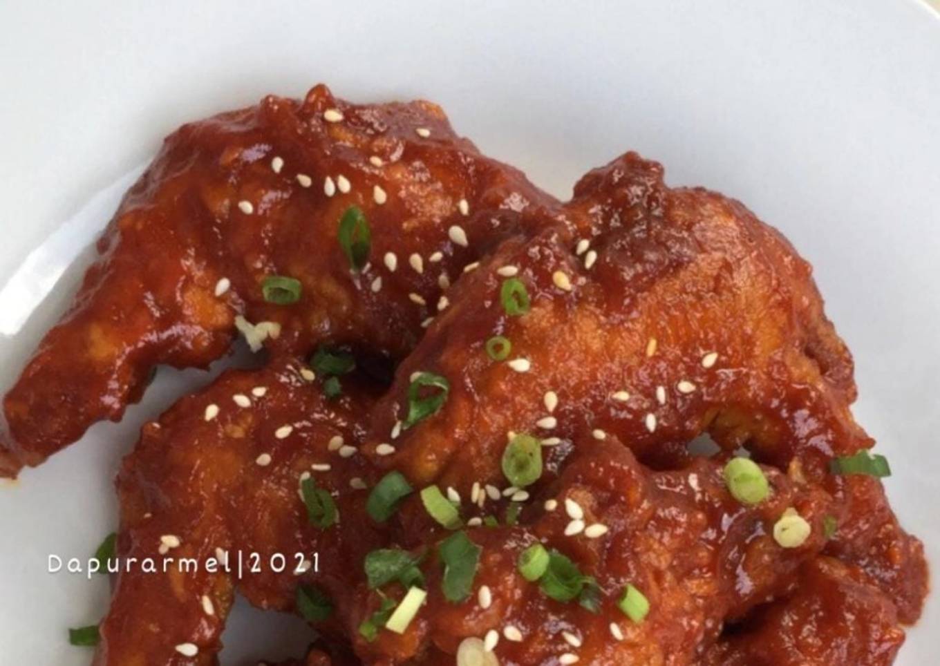 Korean Spicy chicken wings