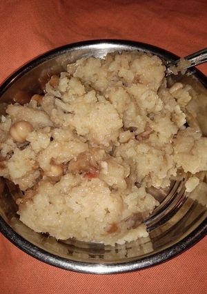 A picture of Suji ka halwa.