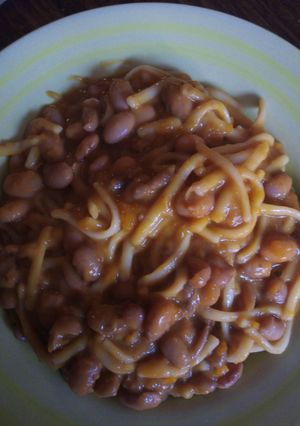 Una foto de Porotos con rienda