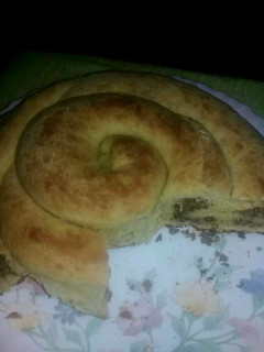 A picture of Stuffed Spiral Bread.