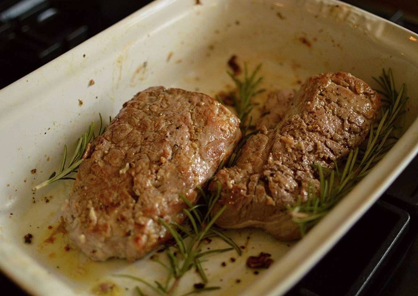 Pork fillet medallions
