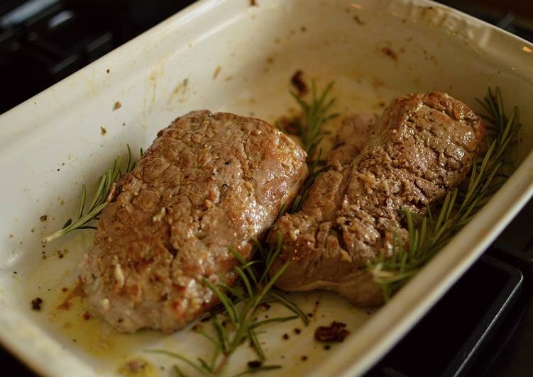 Pork fillet medallions