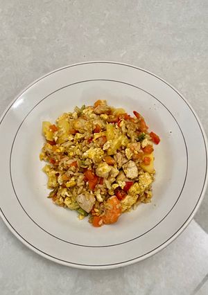 Foto resep Nasi goreng nanas