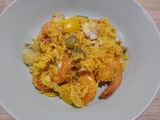 番茄海鲜饭 Paella