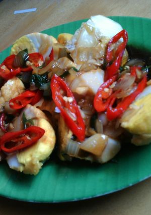 Foto resep Telur Goreng Saus Tiram