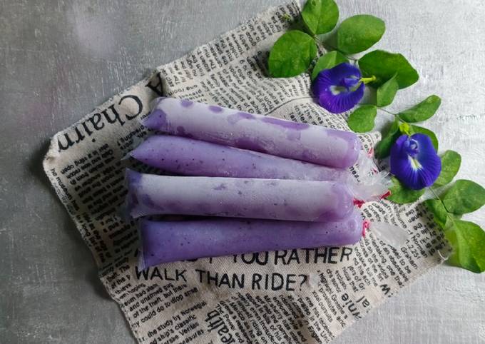 Resep: Es Lilin Sirsak Telang Ekonomis