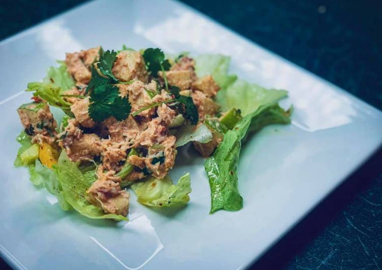 Recipe of Appetizing Crab and Apple  Salad