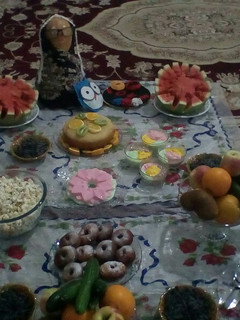 عکسی از دستور سفره شب یلدای ۹۹