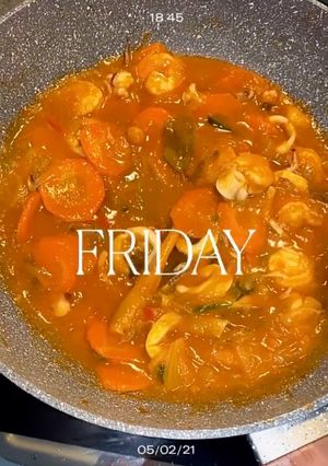 Foto resep Udang Cumi Saos Padang 🦐🐙🧡