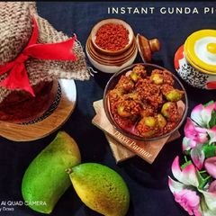Instant Gunda Pickle / Lasoda Pickle A picture of Instant Gunda Pickle / Lasoda Pickle.
