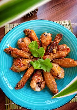 Hình của món Cánh gà chiên nước mắm me 🍗🍗🍗.