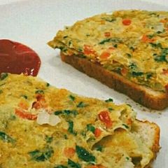 Bread omlette A picture of Bread omlette.