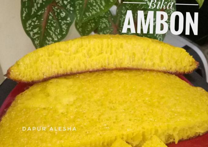 Recipe: Appetizing Bika Ambon Teflon