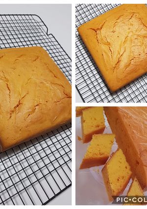 A picture of Orange Cake (Baked Version).